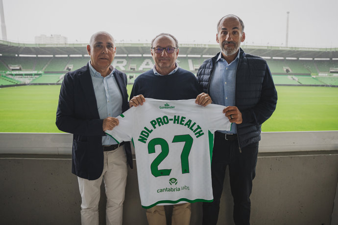 Cantabria Labs y NDL Pro-Health, nuevos patrocinadores del Racing Club las dos próximas temporadas.