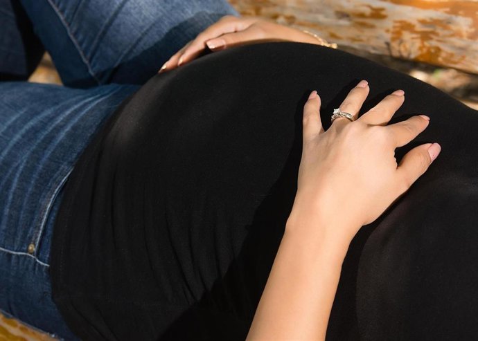Imagen de recurso de una mujer embarazada.