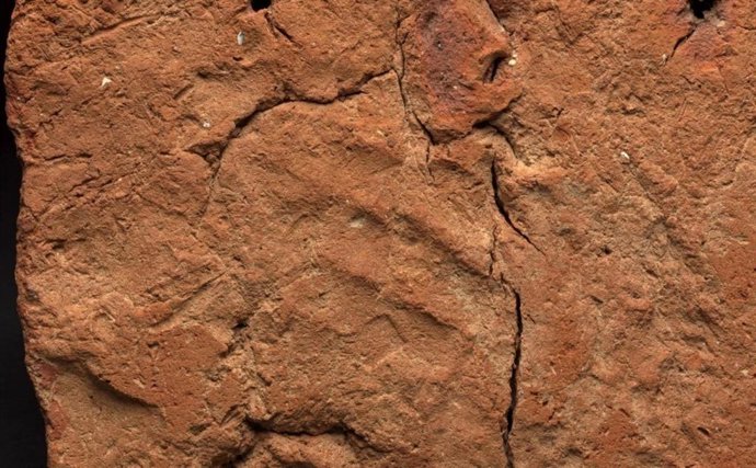 Huella humana de 4.000 años descubierta en la base de una casa de almas egipcia