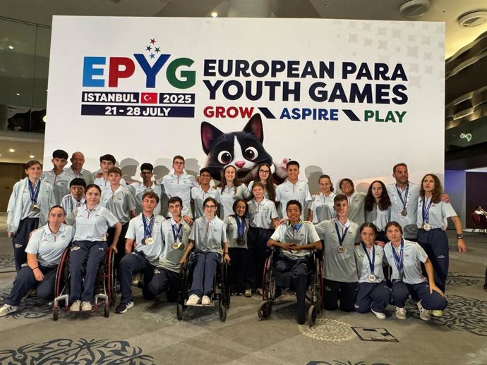 España logra 53 medallas en los Juegos Europeos de la Juventud de Deporte Paralímpico de Estambul.