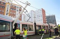 La investigación del accidente del tranvía de Sevilla apunta a un posible "error humano"