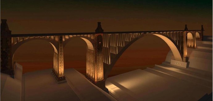 Proyecto de iluminación del Viaducto de Teruel.