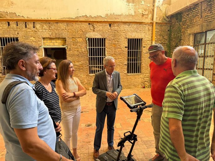 Imagen de la nueva visita a la antigua sinagoga medieval de Utrera