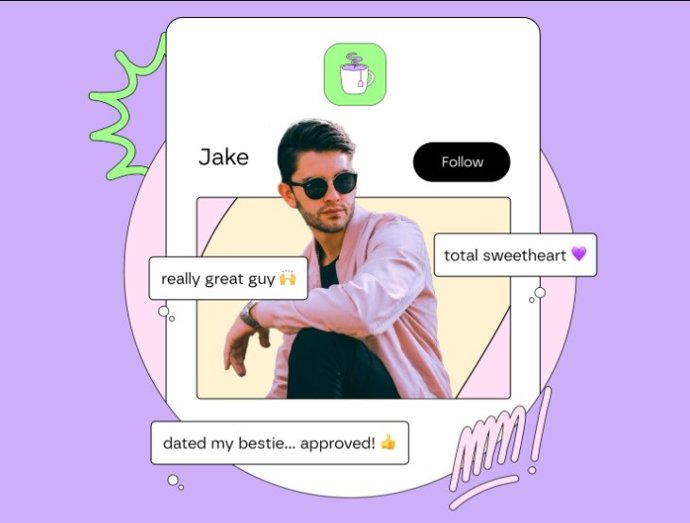 La aplicación Tea Dating.