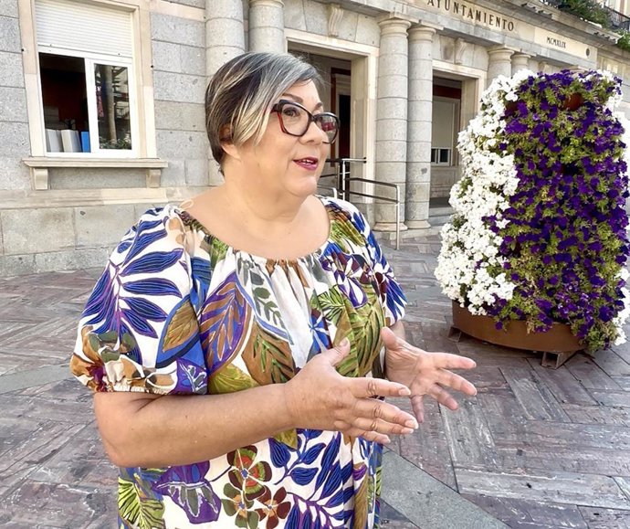 La portavoz del Grupo Con Andalucía (Izquierda Unida, Podemos, Iniciativa) en el Ayuntamiento de Huelva, Mónica Rossi.