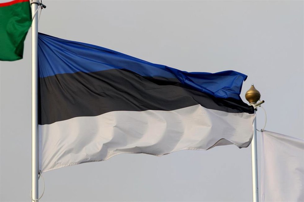 Archivo - Bandera de Estonia (Archivo)