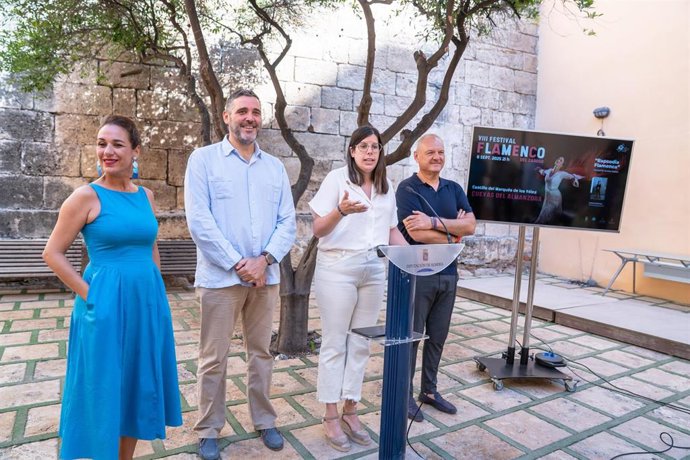 Archivo - Presentación del Festival Flamenco del Jaroso, que se celebrará el 6 de septiembre en Cuevas del Almanzora (Almería).