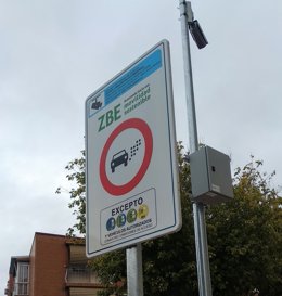 Archivo - Cartel informativo ZBE.