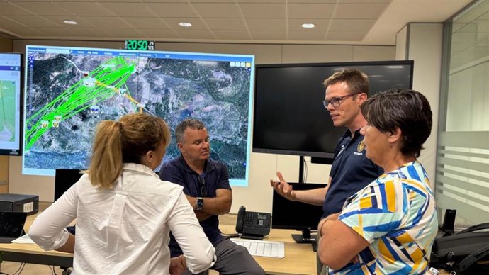 Estabilizado el conato de incendio declarado este lunes en el municipio de El Tanque (Tenerife)
