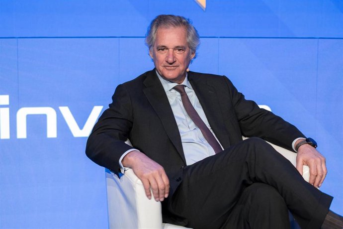 Archivo - El presidente y CEO de Acciona, José Manuel Entrecanales, durante la inauguración de la V edición del foro económico español ‘Wake Up, Spain!’, en Casa de América, a 31 de marzo de 2025, en Madrid (España).