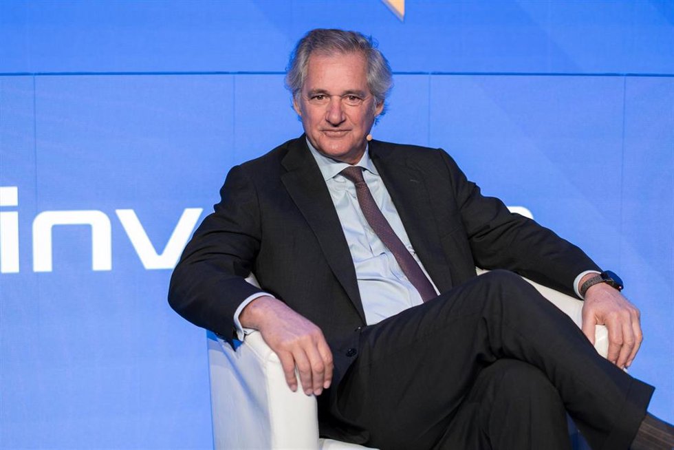 Archivo - El presidente y CEO de Acciona, José Manuel Entrecanales, durante la inauguración de la V edición del foro económico español Wake Up, Spain!, en Casa de América, a 31 de marzo de 2025, en Madrid (España).