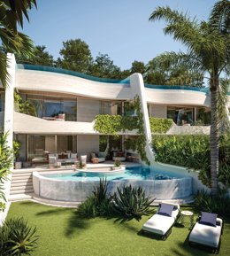 Recreation of Mirador de Puente Romano residences.