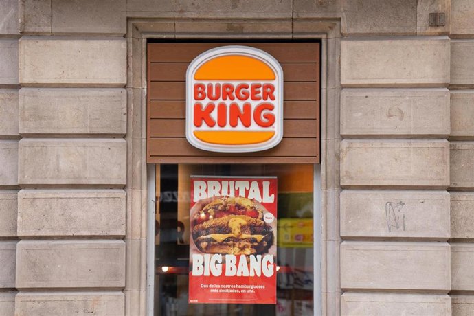 Archivo - Un restaurante de la franquicia Burger King en Barcelona