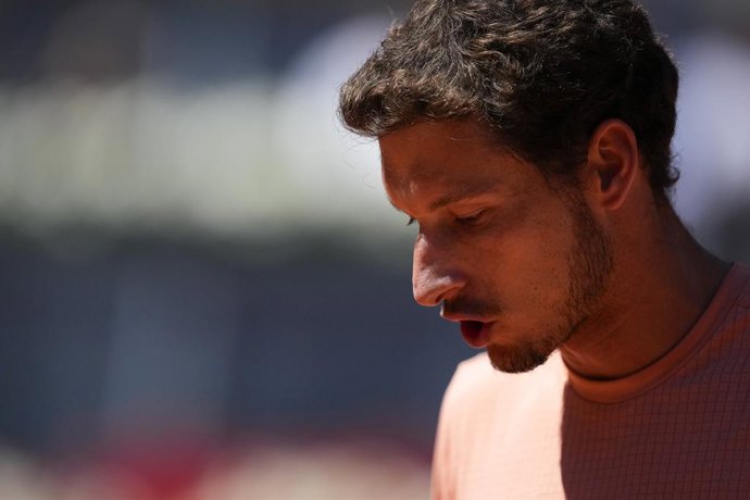 Archivo - Pablo Carreno of Spain in action against Nuno Borges of Portugal during the Mutua Madrid Open 2025, ATP Masters 1000 and WTA 1000, tennis tournament celebrated at Caja Magica on April 23, 2025 in Madrid, Spain.