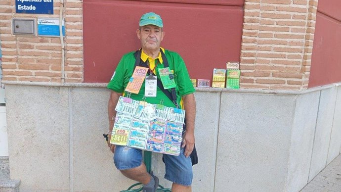 Vendedor de la ONCE que ha repartido más de medio millón de euros en Membrilla.