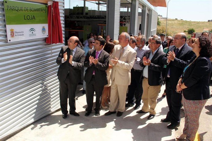 Archivo - Inauguración Parque Bomberos Loja.