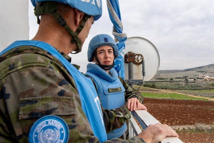 Archivo - Imagen de archivo de miembros de la FINUL.