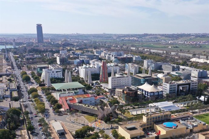 Vista aérea del parque tecnológico Sevilla TechPark.