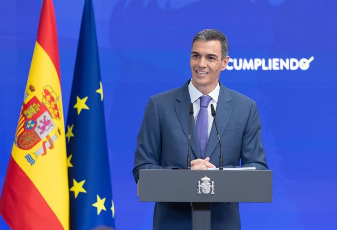 El presidente del Gobierno, Pedro Sánchez. 