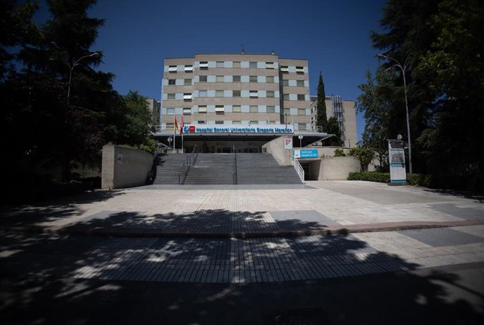 Fachada del edificio principal del hospital Gregorio Marañón
