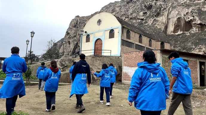 Voluntarios de la UCAV en las misiones en Perú,.