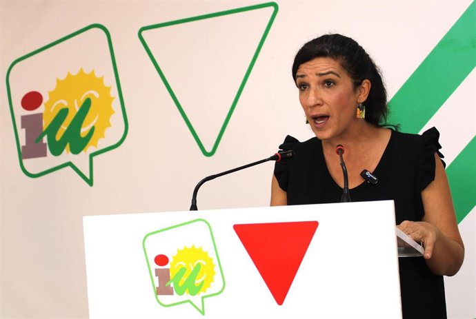 La coordinadora provincial de IU en Málaga, Toni Morillas.