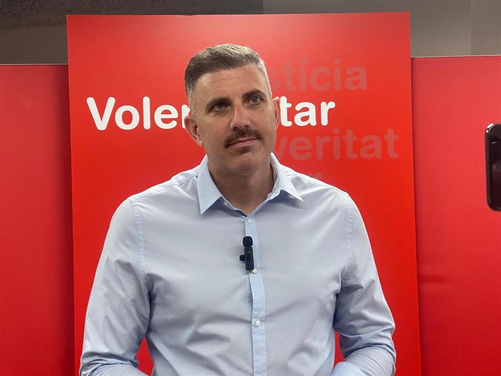 El portavoz del PSPV-PSOE, Jordi Mayor