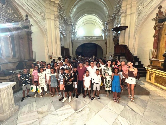 Recepción a los menores saharauis