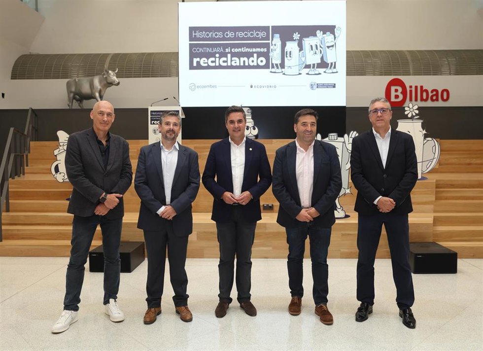 Mikel Jauregi, Jose Arrancudiaga, Oskar Acedo, Josu Bilbao y Alezander Boto