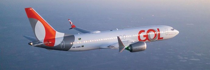 Archivo - Un avión de la compañía brasileña Gol.