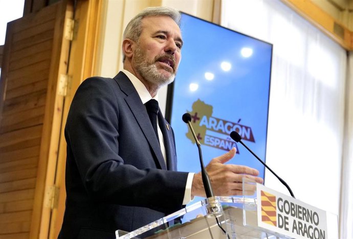 El presidente del Gobierno de Aragón, Jorge Azcón.