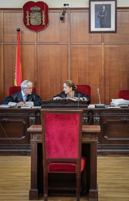Archivo - Imagen de archivo de la primera sesión del juicio por el asesinato de Rocío Cáiz