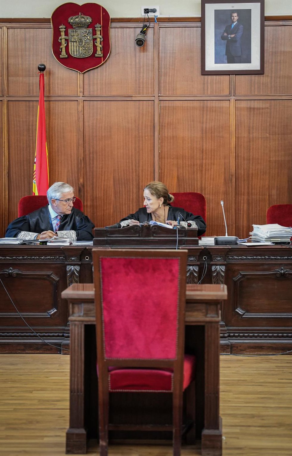 Archivo - Imagen de archivo de la primera sesión del juicio por el asesinato de Rocío Cáiz