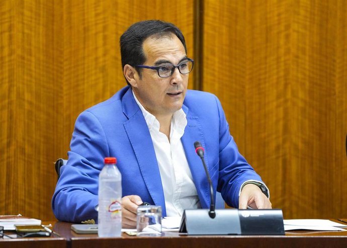 El consejero de Justicia, José Antonio Nieto, este martes durante su comparecencia parlamentaria en comisión.