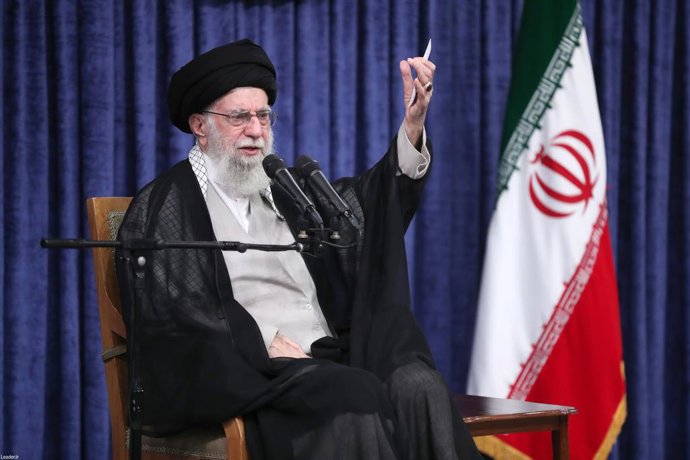 July 16, 2025, Tehran, Iran: Iranian Supreme Leader Ayatollah Ali Khamenei delivers remarks during a meeting members of the judiciary and the heads of court, July 16, 2025 in Tehran, Iran. During the meeting Khamenei called for national unity following th