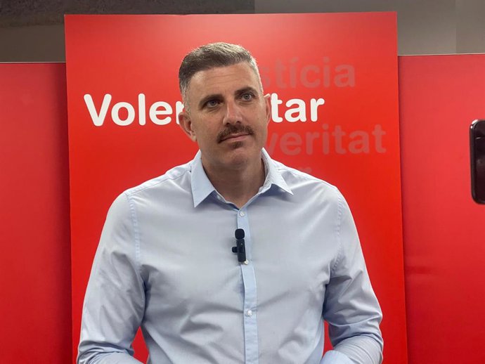 El portaveu del PSPV-PSOE, Jordi Mayor
