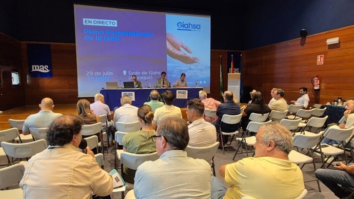 El Pleno Extraordinario de la Mancomunidad de Servicios de la Provincia de Huelva (MAS).