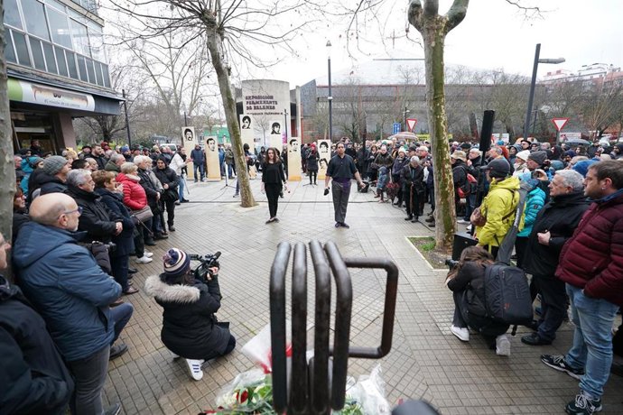 Archivo - Homenaje a las víctimas del 3 de marzo
