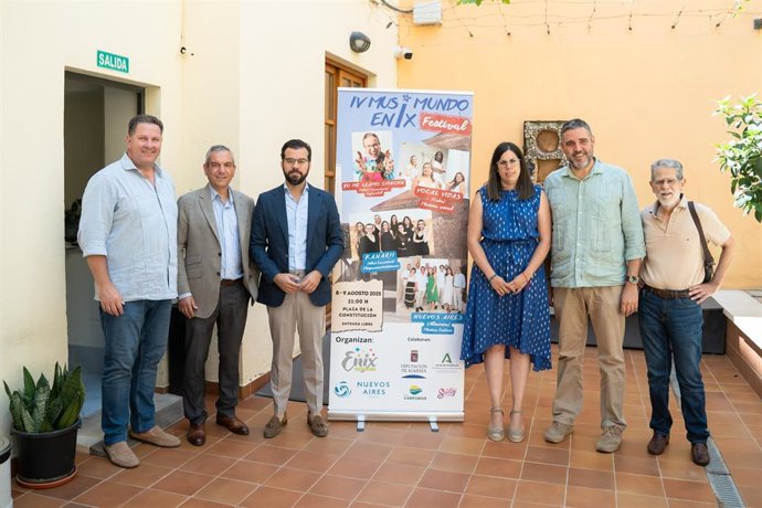 Presentación de la IV edición del festival Musimundo Enix (Almería).