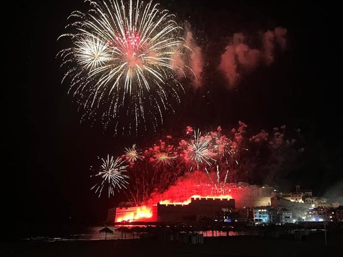 Peñíscola (Castellón) prepara el dispositivo de seguridad para el Piromusical del 3 de agosto