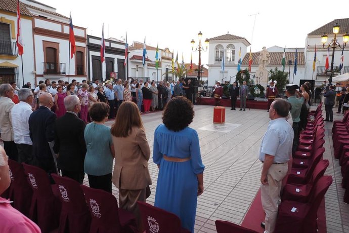 Conmemoracion del 3 de agosto en Palos de la Frontera (Huelva).