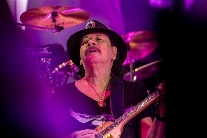 El guitarrista Santana