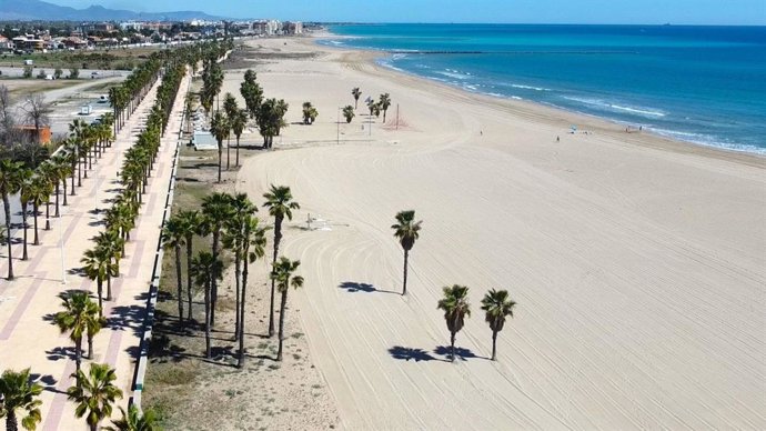 Archivo - La playa del Grao de Burriana