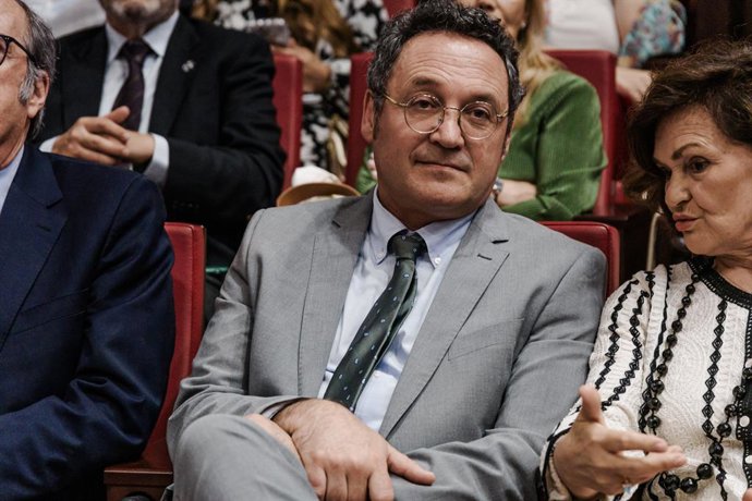 Archivo - El fiscal General del Estado, Álvaro García Ortiz, durante el acto de entrega de los XIX Premios anuales del Observatorio contra la Violencia Doméstica y de Género.