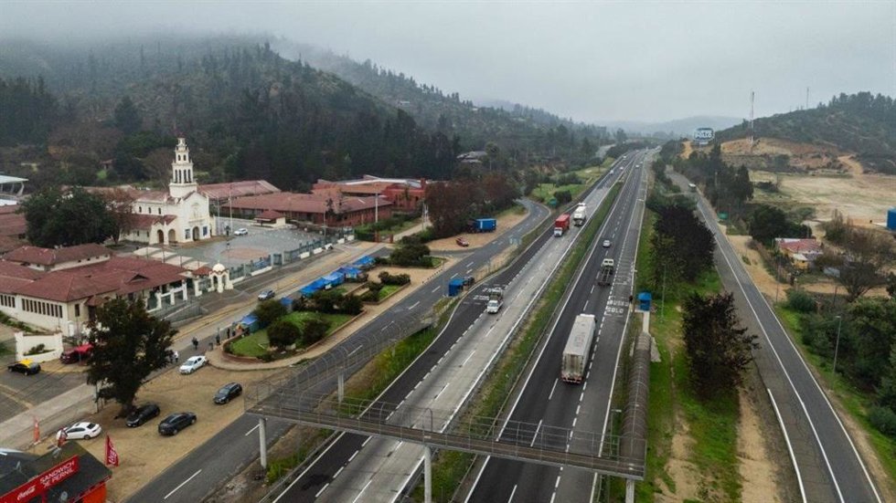 Concesión de la Ruta 68 en Chile que gestiona Sacyr