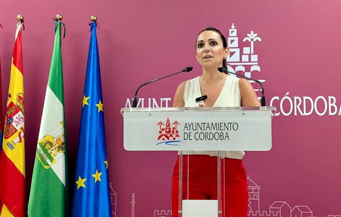 La concejal del PSOE en el Ayuntamiento de Córdoba Carmen González.