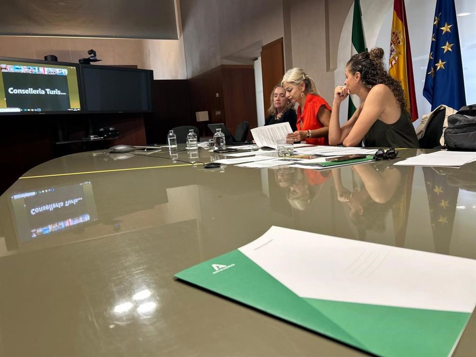 La consejera andaluza de Cultura y Deporte, la popular Patricia del Pozo, en la Conferencia Sectorial de Deporte