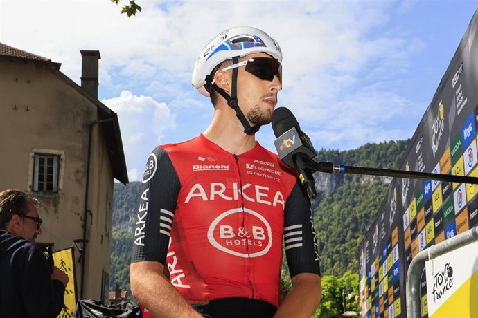 Kévin Vauquelin, ciclista del equipo Arkea-B&B Hotels.