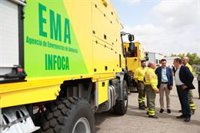 Cinco afectados, dos de ellos menores, por inhalación de humo tras el incendio de una vivienda en Granada