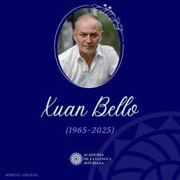 L’Academia de la Llingua Asturiana confirma la muerte de Xuan Bello, miembru correspondiente d’esta institución y Premiu Nacional de Lliteratura Asturiana.